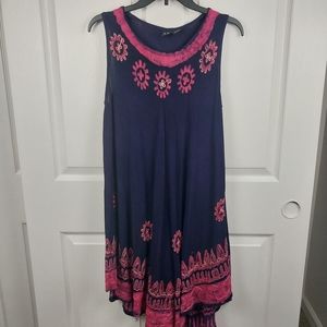 S.R. Fashion Women's Flowy Hippie Boho Indian Floral Summer Sundress